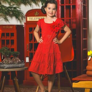 Vestido encanto vermelho