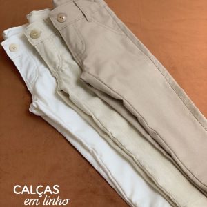 Calça em linho