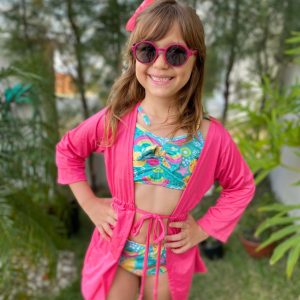 Kimono com proteção uv